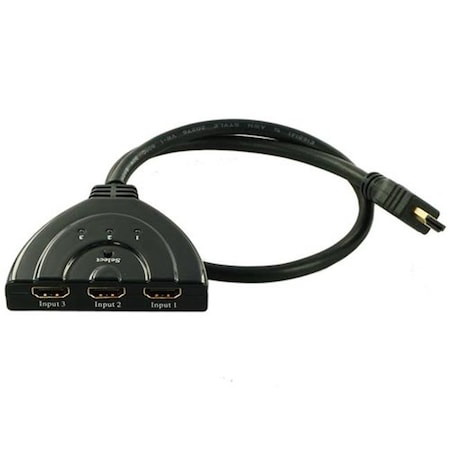 Cmple CMPLE 114-N HDMI 3 Ports Pigtail Switch- 3X1 114-N